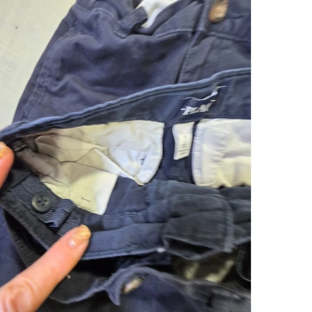 Childrens Place Boys Navy Blue Chino School Uniform Pants Bundle Size 7 Lot of 3